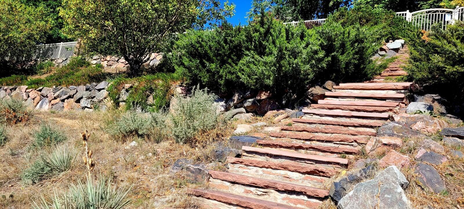 Flagstone work